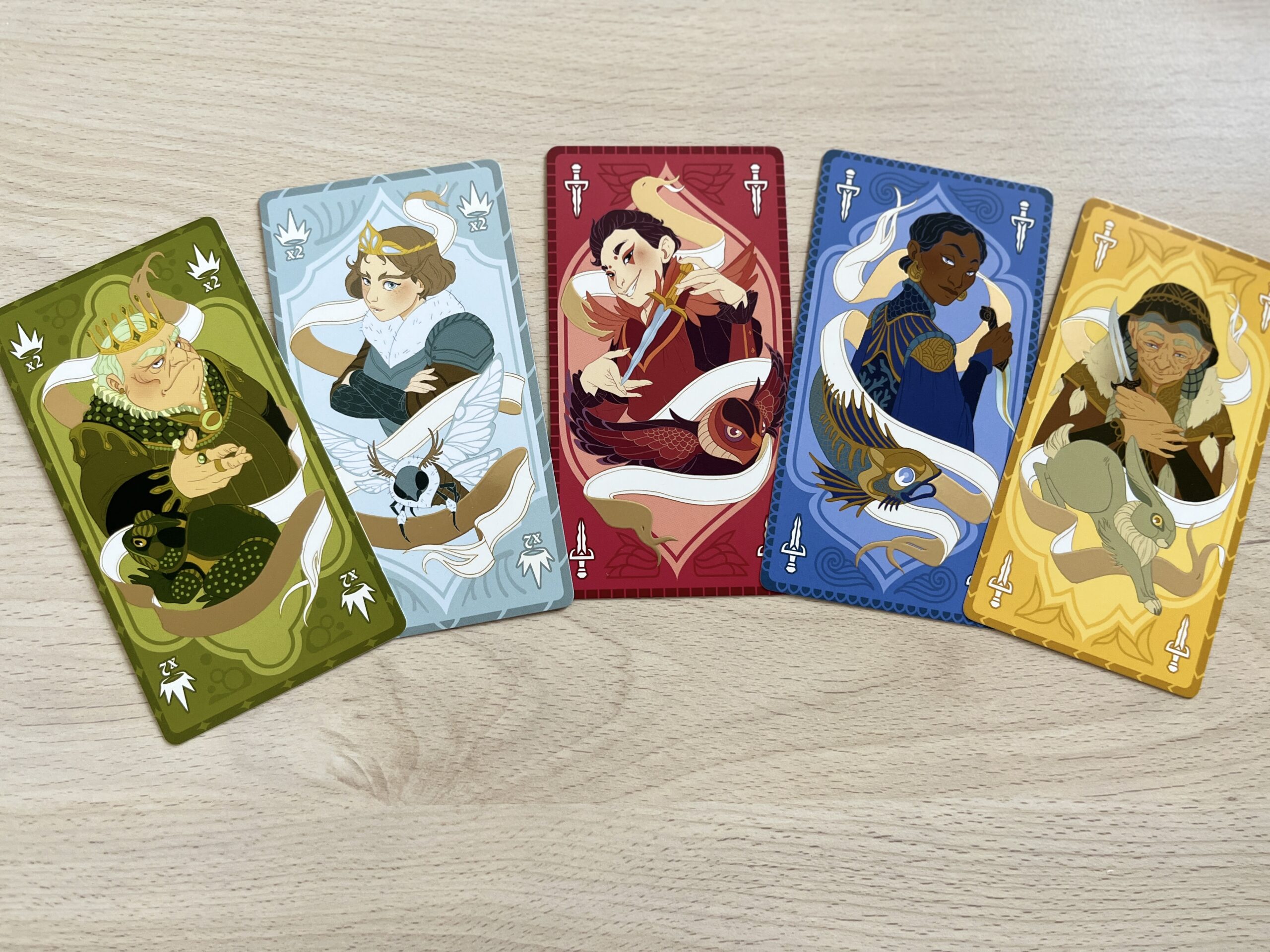 cartes jeu courtisans